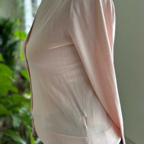 BANANA REPUBLIC SPRING CARDIGAN PINK SIZE SMALL - Picture 6 of 8